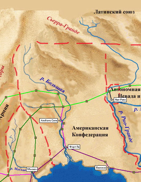 Земля лишних карта подробная