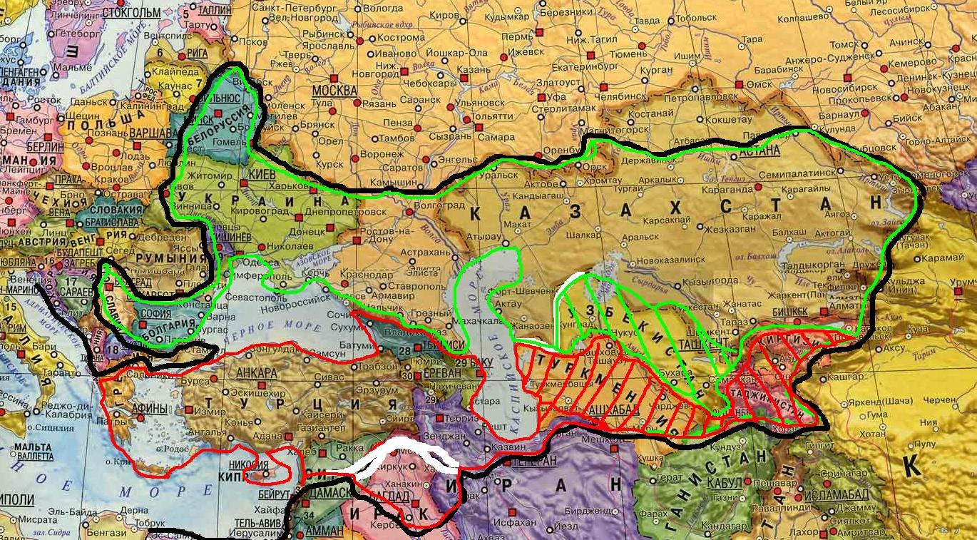 Земля лишних карта подробная